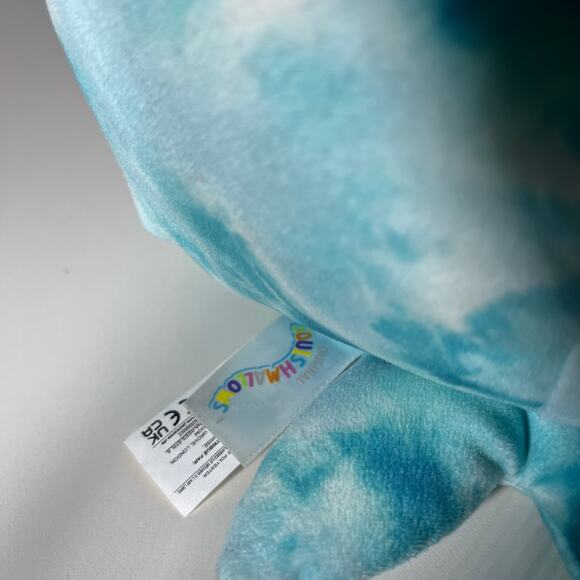 Squishmallows Danika Dolphin Blue Crinkle Tie-dye NWT 11" 2022 Sealife Squad - Picture 8 of 11